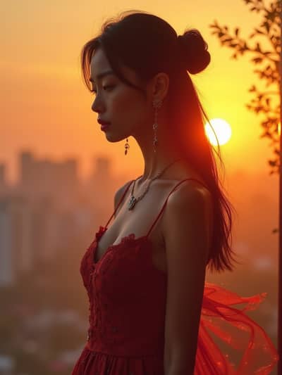 Professional glamour AI photo 32 - High quality artificial intelligence photography