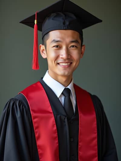 AI generated graduation photo example 6 - Professional graduation photography by PhotoForge