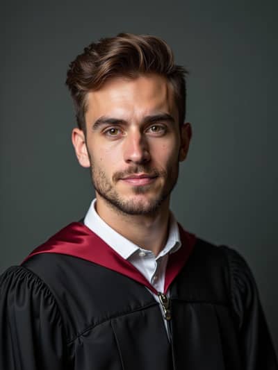 PhotoForge AI graduation photo sample 20 - Studio quality AI generated photography