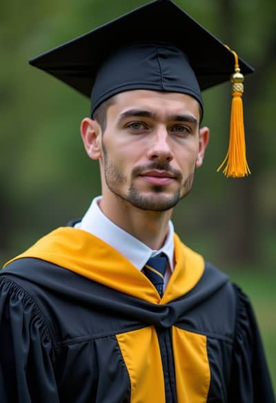 Professional graduation AI photo 22 - High quality artificial intelligence photography