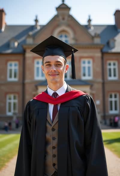 PhotoForge AI graduation photo sample 25 - Studio quality AI generated photography