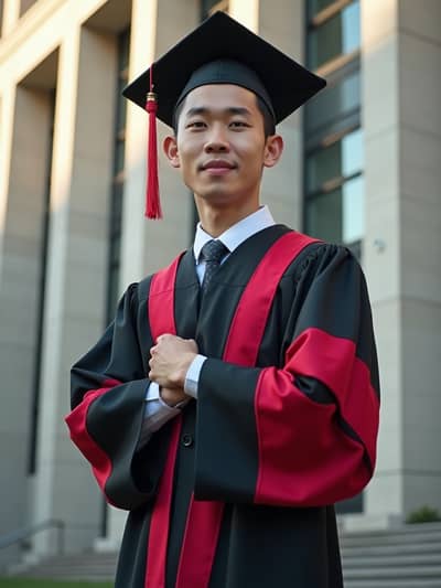 AI generated graduation photo example 26 - Professional graduation photography by PhotoForge