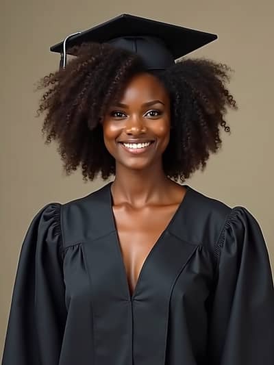 PhotoForge AI graduation photo sample 30 - Studio quality AI generated photography