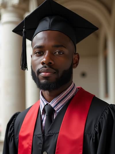 AI photography example 44 - graduation photos generated by artificial intelligence