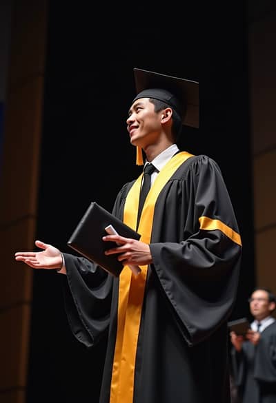 PhotoForge AI graduation photo sample 45 - Studio quality AI generated photography
