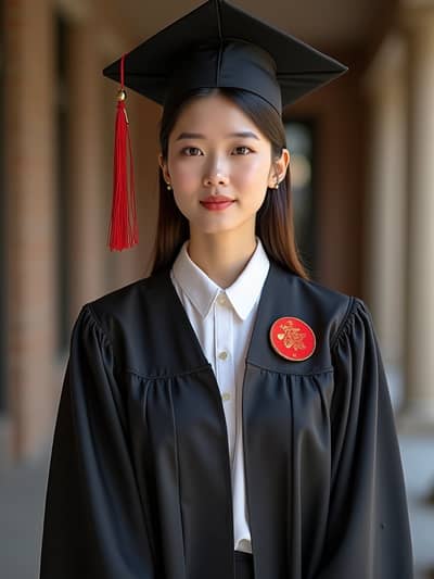 PhotoForge AI graduation photo sample 50 - Studio quality AI generated photography