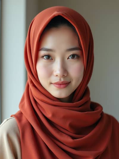 Professional hair scarves AI photo 32 - High quality artificial intelligence photography