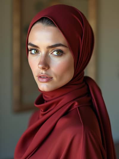 AI generated hair scarves photo example 41 - Professional hair scarves photography by PhotoForge