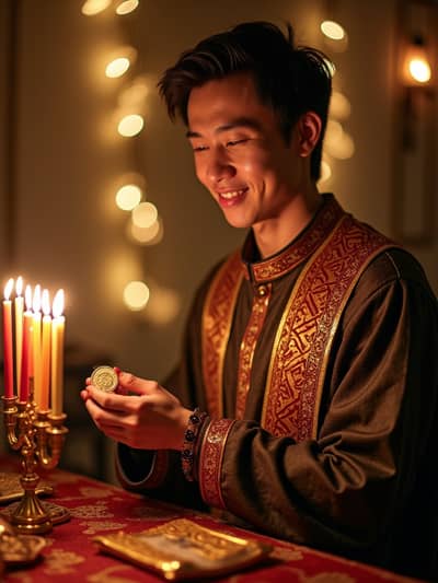 Professional hanukkah AI photo 7 - High quality artificial intelligence photography