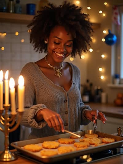 AI photography example 14 - hanukkah photos generated by artificial intelligence
