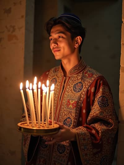 PhotoForge AI hanukkah photo sample 20 - Studio quality AI generated photography