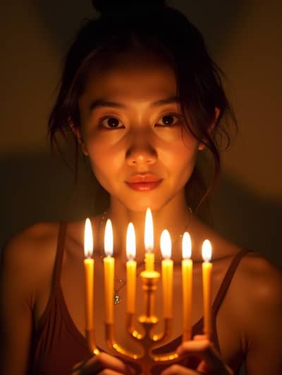 PhotoForge AI hanukkah photo sample 35 - Studio quality AI generated photography