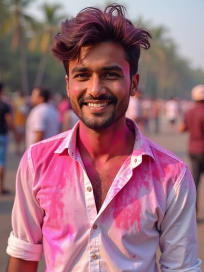 Professional holi AI photo 2 - High quality artificial intelligence photography