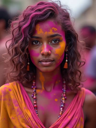 PhotoForge AI holi photo sample 10 - Studio quality AI generated photography