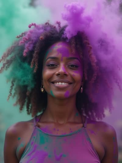 Professional holi AI photo 32 - High quality artificial intelligence photography