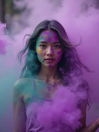 Professional holi AI photo 47 - High quality artificial intelligence photography