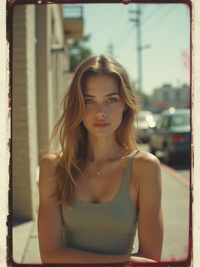 AI generated instant camera photo example 1 - Professional instant camera photography by PhotoForge