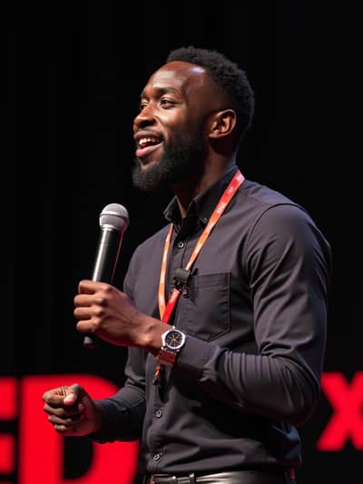 Professional keynote speaker AI photo 17 - High quality artificial intelligence photography