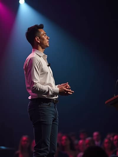 Professional keynote speaker AI photo 22 - High quality artificial intelligence photography