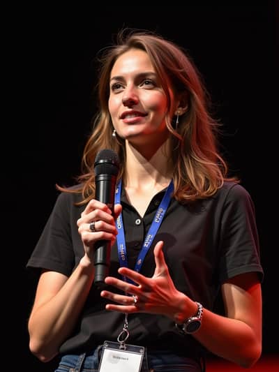 Professional keynote speaker AI photo 32 - High quality artificial intelligence photography