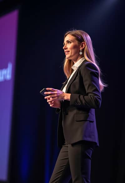 Professional keynote speaker AI photo 37 - High quality artificial intelligence photography