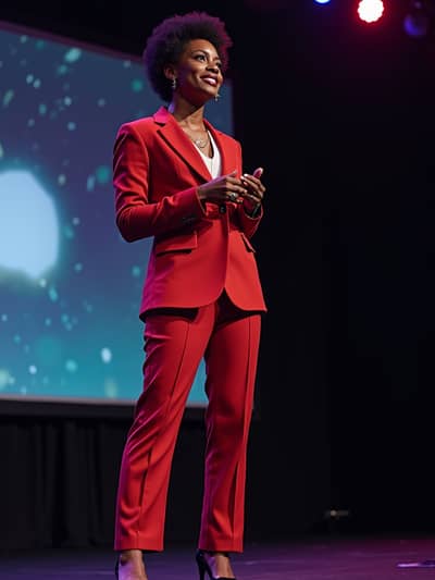 AI photography example 49 - keynote speaker photos generated by artificial intelligence