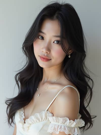PhotoForge AI korean profile photo sample 5 - Studio quality AI generated photography