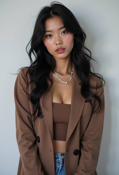AI photography example 9 - korean profile photos generated by artificial intelligence