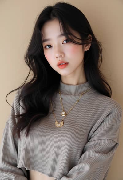 AI photography example 19 - korean profile photos generated by artificial intelligence