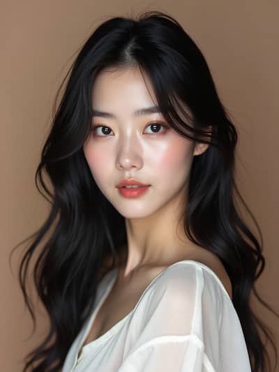 AI photography example 29 - korean profile photos generated by artificial intelligence