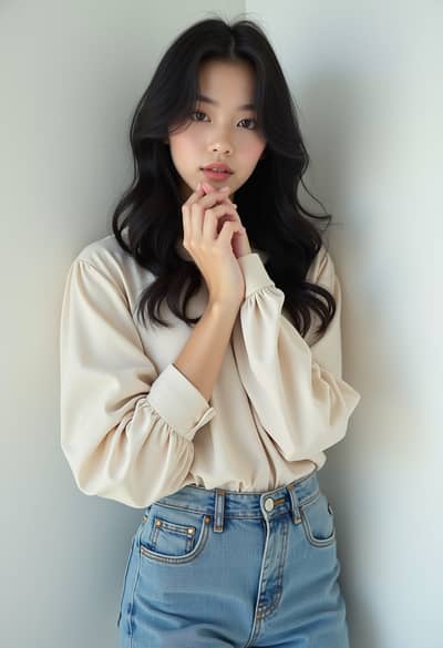 AI photography example 34 - korean profile photos generated by artificial intelligence