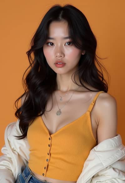 AI photography example 44 - korean profile photos generated by artificial intelligence