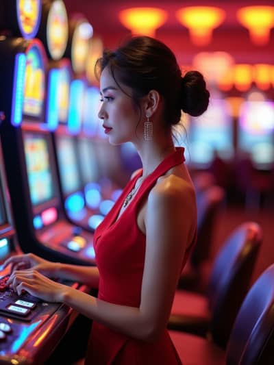 AI photography example 4 - las vegas night photos generated by artificial intelligence