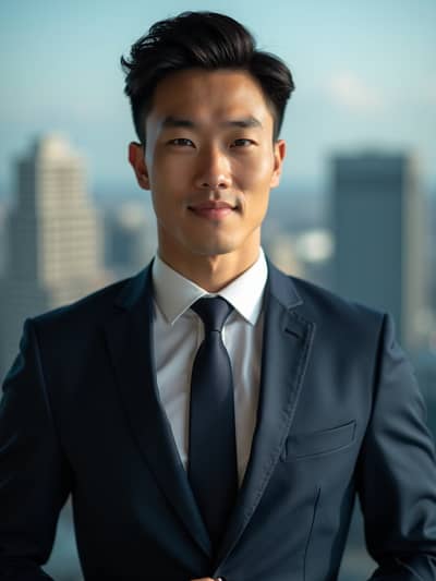 AI photography example 14 - linkedin headshots photos generated by artificial intelligence