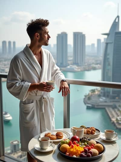 AI generated luxury lifestyle photo example 1 - Professional luxury lifestyle photography by PhotoForge