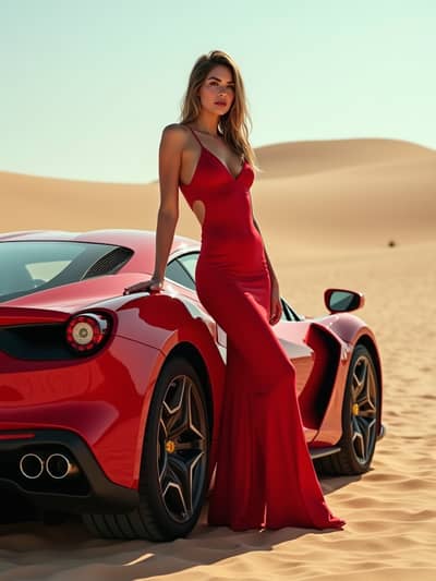 AI photography example 4 - luxury lifestyle photos generated by artificial intelligence