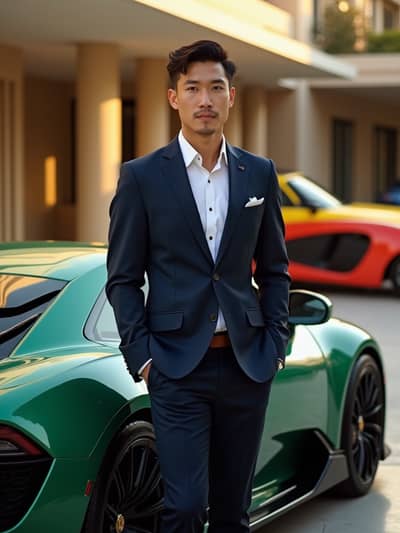 AI generated luxury lifestyle photo example 6 - Professional luxury lifestyle photography by PhotoForge