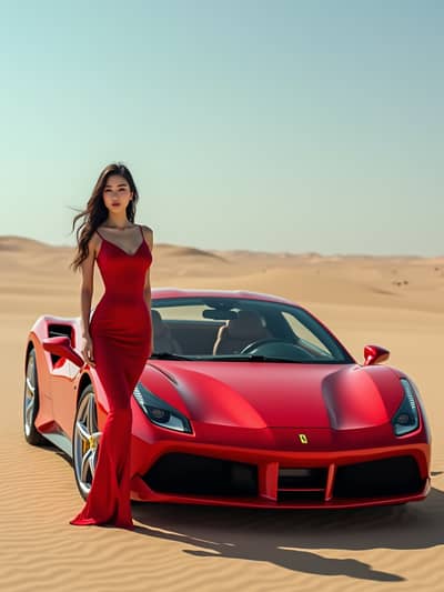 AI photography example 19 - luxury lifestyle photos generated by artificial intelligence