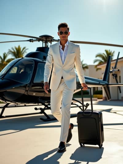 Luxury Lifestyle style photo 38 created with AI technology - PhotoForge professional photography
