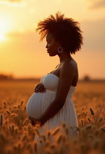 AI generated maternity photo example 1 - Professional maternity photography by PhotoForge