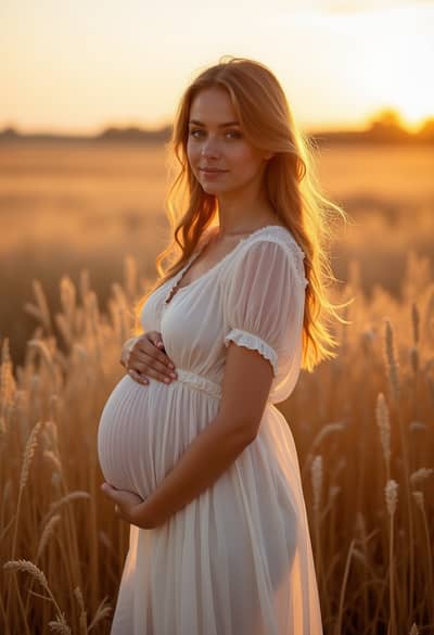 AI generated maternity photo example 6 - Professional maternity photography by PhotoForge