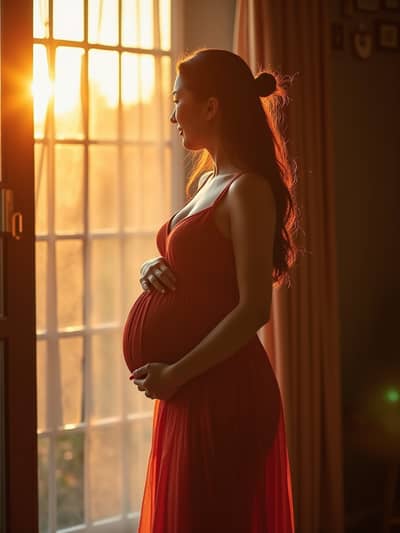 AI generated maternity photo example 16 - Professional maternity photography by PhotoForge