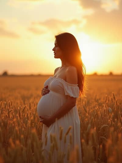 AI generated maternity photo example 26 - Professional maternity photography by PhotoForge