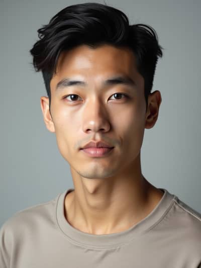 AI generated model headshots photo example 11 - Professional model headshots photography by PhotoForge