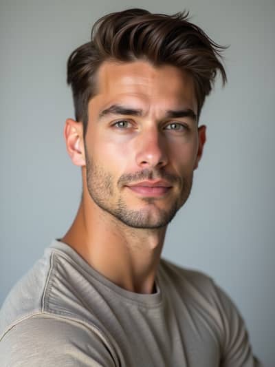 AI generated model headshots photo example 31 - Professional model headshots photography by PhotoForge