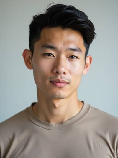 AI photography example 39 - model headshots photos generated by artificial intelligence