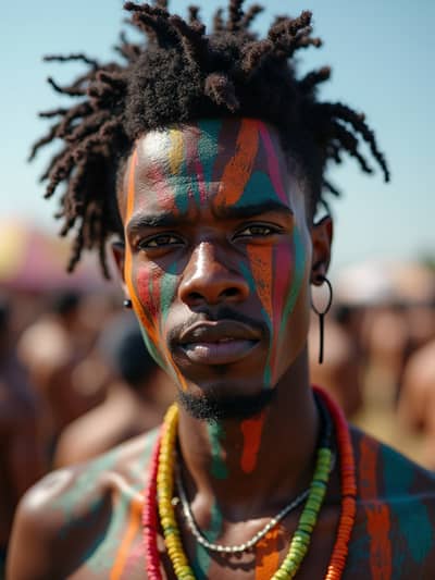 Professional music festival AI photo 12 - High quality artificial intelligence photography