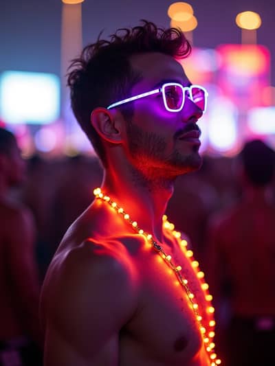 Professional music festival AI photo 17 - High quality artificial intelligence photography