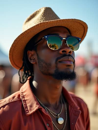 Professional music festival AI photo 32 - High quality artificial intelligence photography