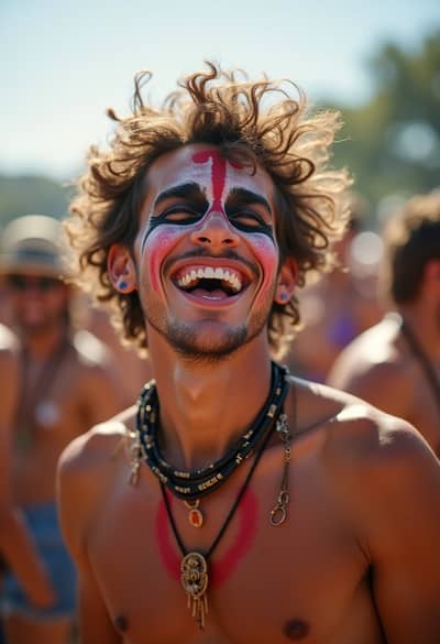 Professional music festival AI photo 37 - High quality artificial intelligence photography